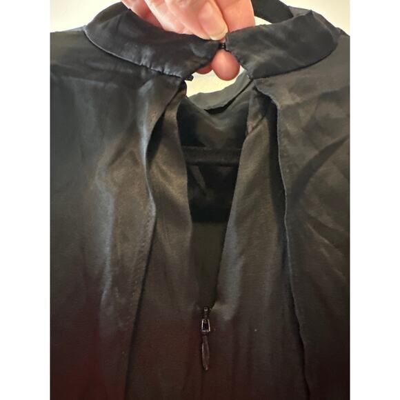 Amanda Uprichard NWT Brantley Black & Gold Mini Dress Size Large - Picture 8 of 10